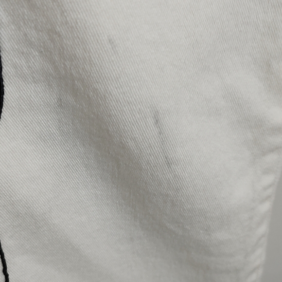 Crest Women's White Jeans with Black Embroidery Western Style - Picture 6 of 13